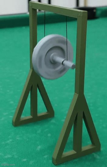 The anti-gravity wheel physics toy