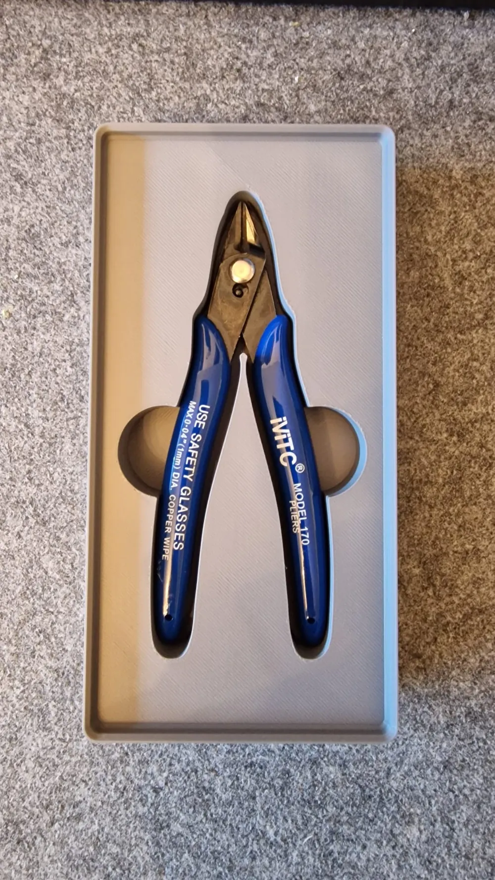 Gridfinity Plier 2x4 Model 170 Side Cutter - Free 3D Print Model ...