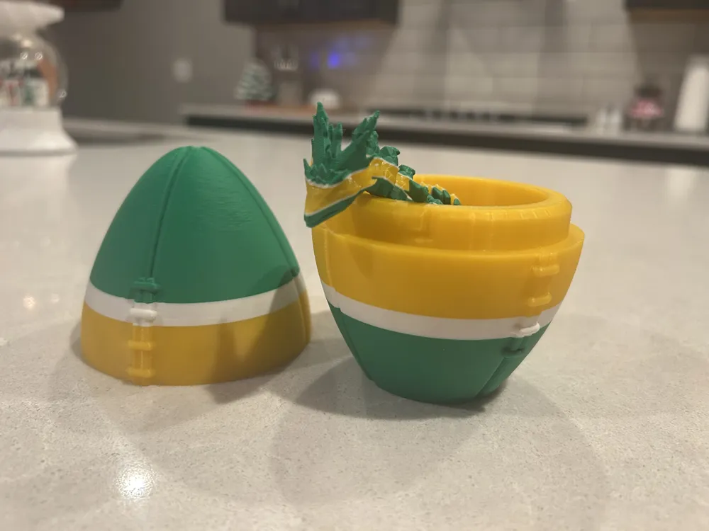 Football storage box w quarter-turn rotating lock - Free 3D Print Model ...