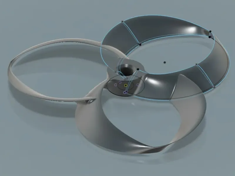V3 Tri-Loop or Tri-Blade Toroidal Drone Propellers