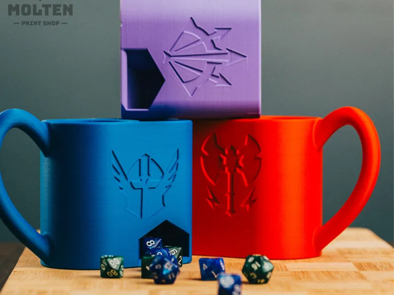 Dice Tower Can Holder, Dice Tower and Drink Holder