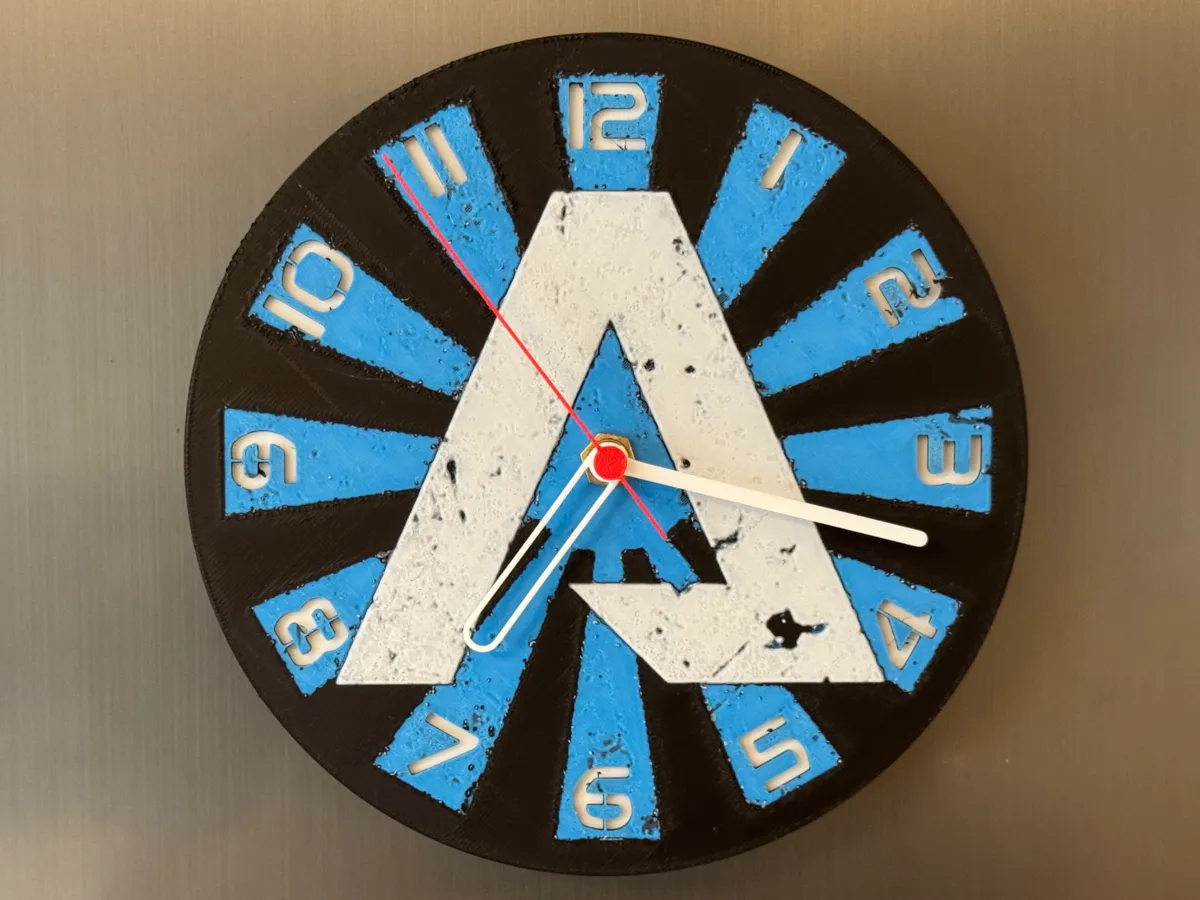 Wall / Desk Clock Titanfall Logo by cP3D MakerWorld: Download Free 3D ...