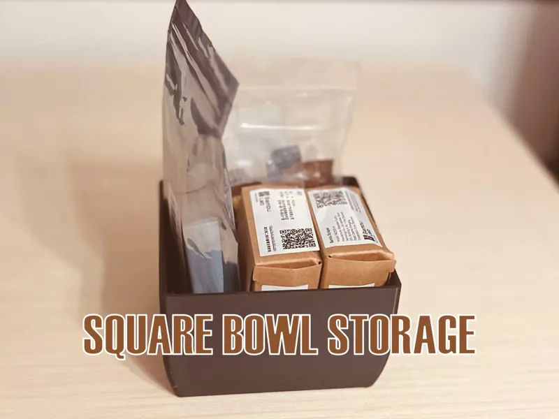 Easy Print Square Bowl
