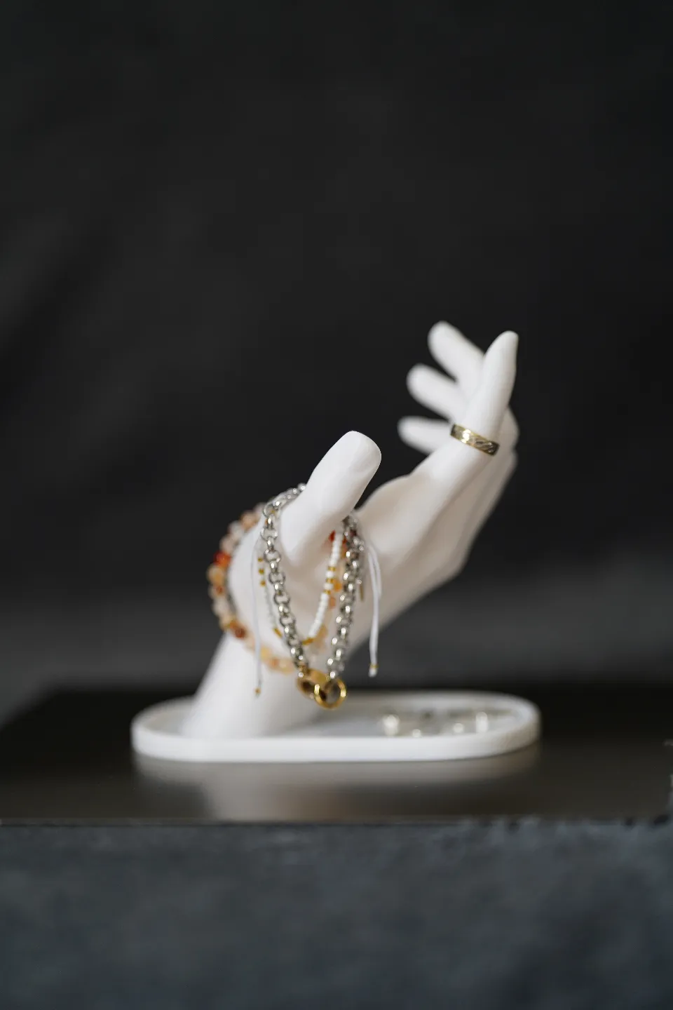 3D Scanned Hand Jewelry Holder, No Supports! view 3
