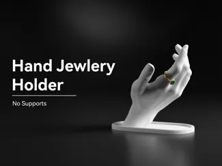 3D Scanned Hand Jewelry Holder, No Supports!