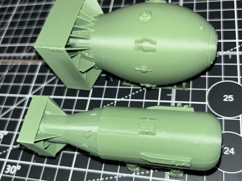 Fat Man and Little Boy Bombs