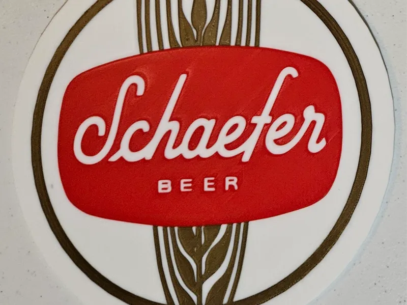 Schaefer Beer wall sign