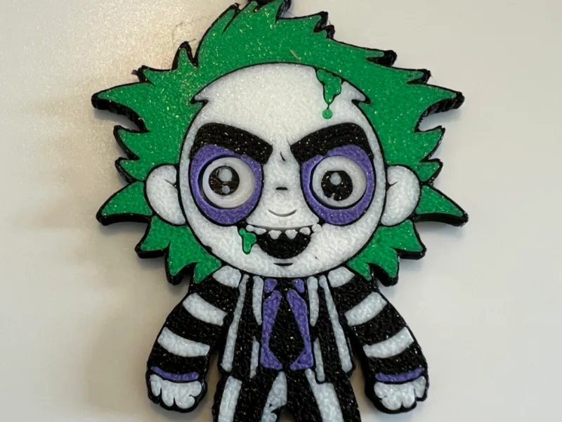 Beetle Juice Key Chain (4 color) AMS needed