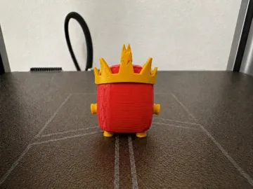 Modelo para impresión 3D: Fortnite Crown Sprite — vista de referencia 3