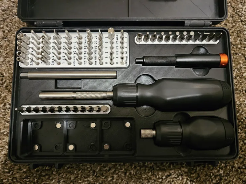 LTT Screwdriver Case - All 3 Drivers and Shaft