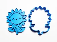 Emporte-pièce/tampon tournesol — photo 3