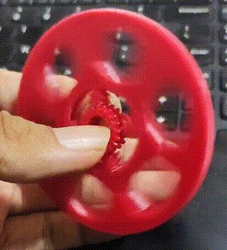 一体打印 齿轮陀螺