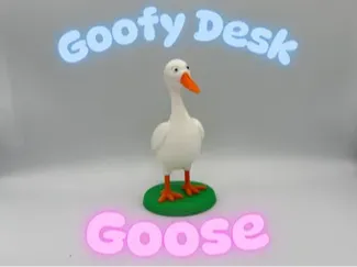 7" Tall Goofy Desk Goose