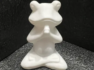 Meditierender Frosch