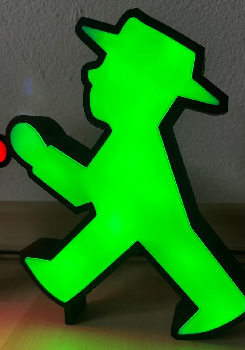 Ampelmann (grün) - Lampe
