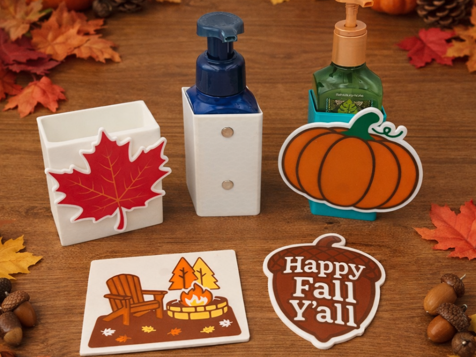 Fall / Autumn Magnets - faces for dispensers