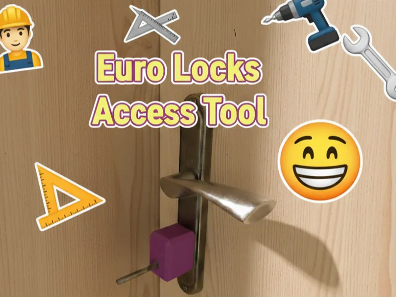 Euro Locks Emergency Access Tool - Drill Guide