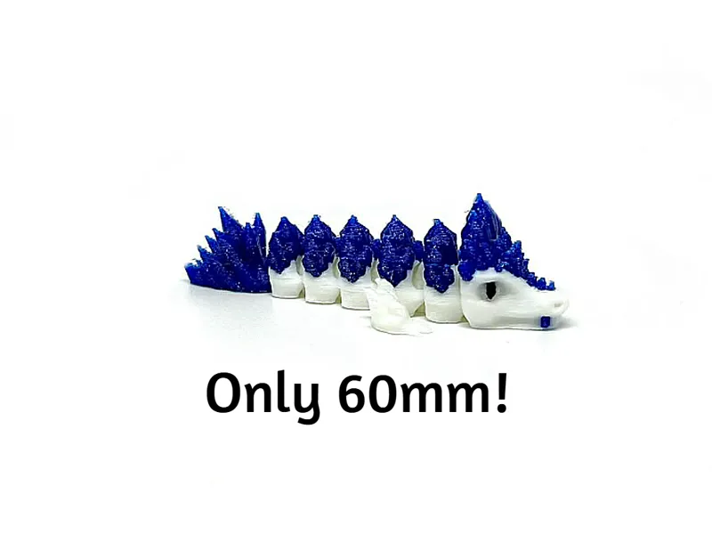 MINI Crystalline Dragon - perfect as keychain!