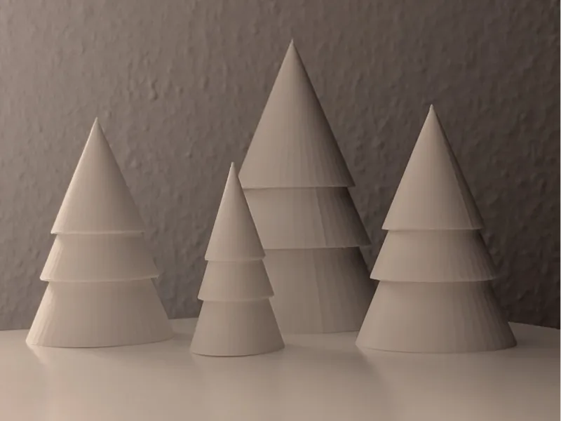 Minimalistic Christmas Trees