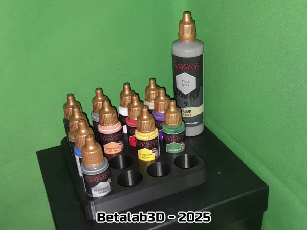 Organiseur 16 pots de peinture 18 ml