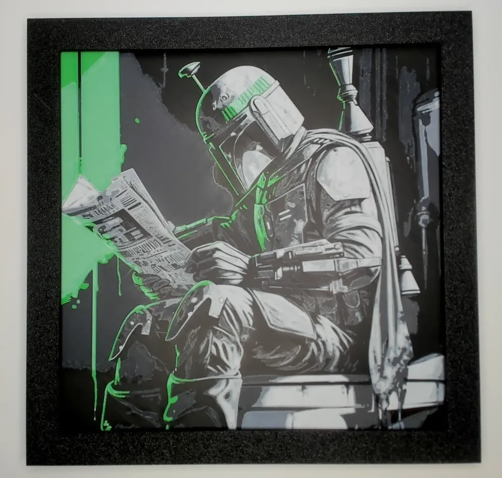 Boba Fett Pooper Hueforge by LoFi Layers - MakerWorld