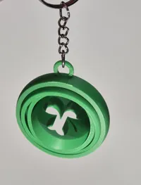 Porte-clés fidget trèfle porte-bonheur — photo 3