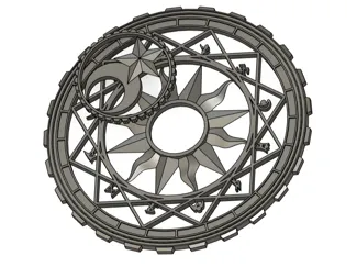 Sun and Moon Magic Circle Gear