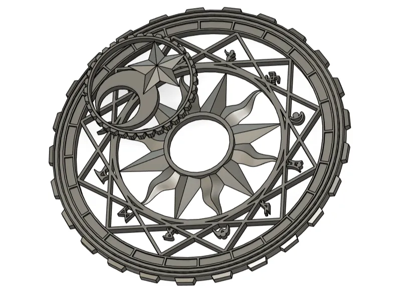 Sun and Moon Magic Circle Gear