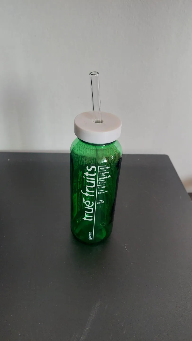 Straw lid for True Fruits bottles 250ml by finleymeinengel MakerWorld