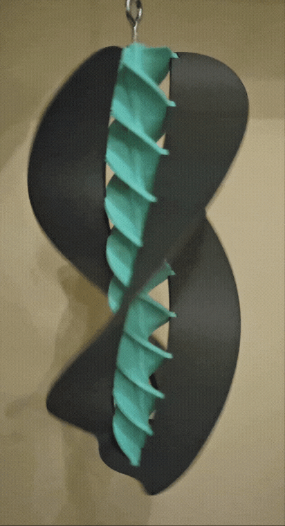 Miniatura 2 do modelo 3D Wind Spinner - Double Helix