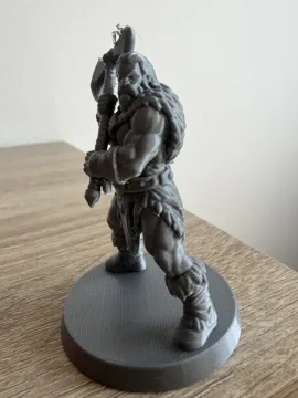 Modelo para impresión 3D: Barbarian — vista de referencia 4