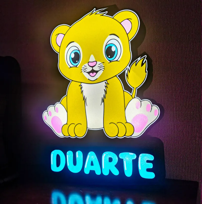 Baby Lion Lightbox without name