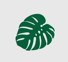 Monstera Leaf Keychain