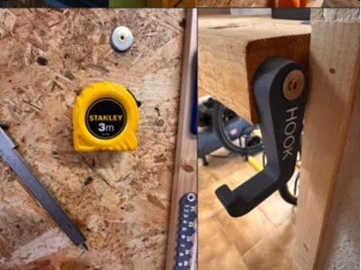 Set of hooks and hangers