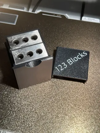 123 Blocks Box With Label