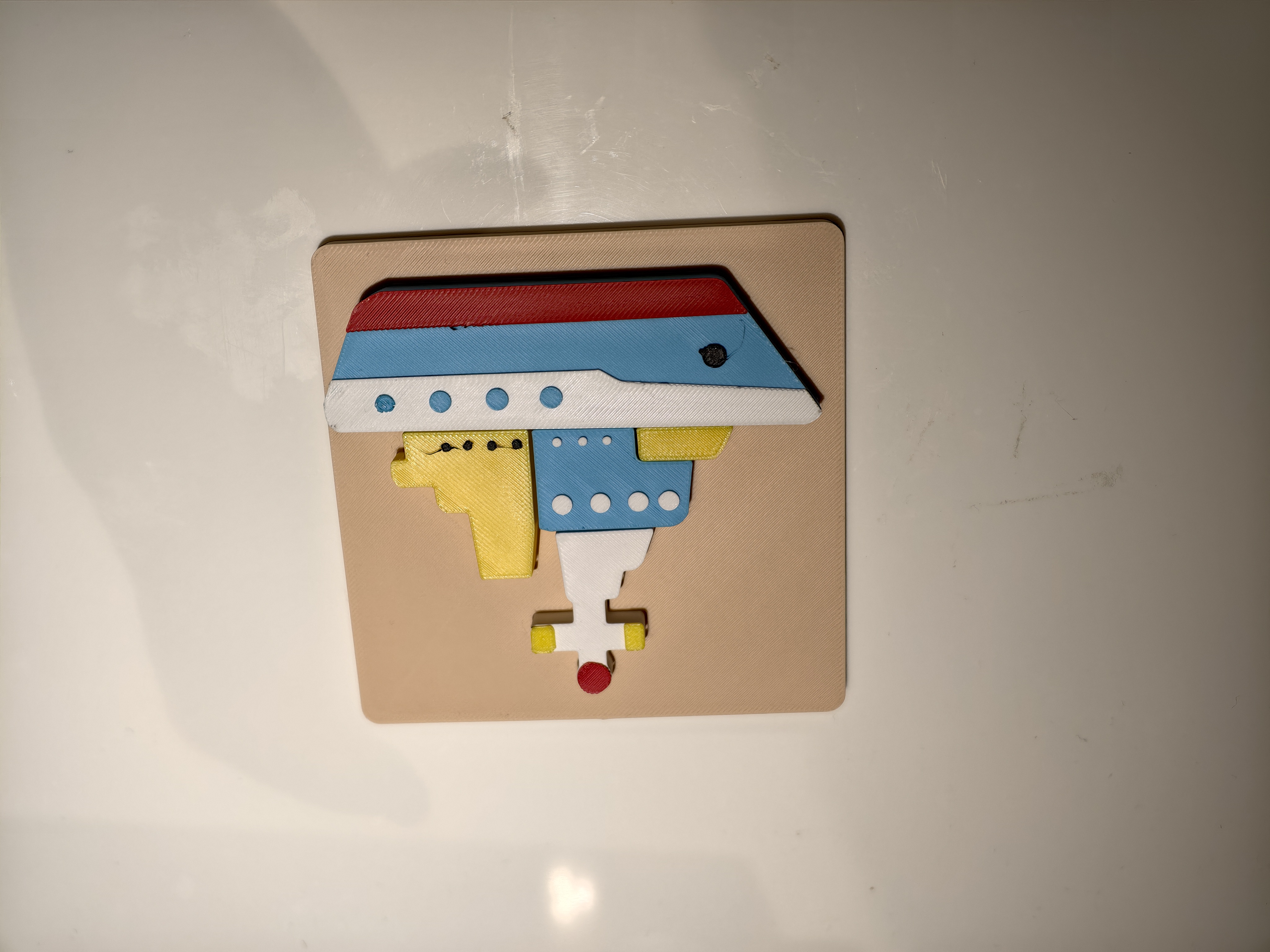 Miniatura 4 do modelo 3D 可爱海豚兔子轮船派大星拼图 低龄宝宝认知启蒙亲子早教