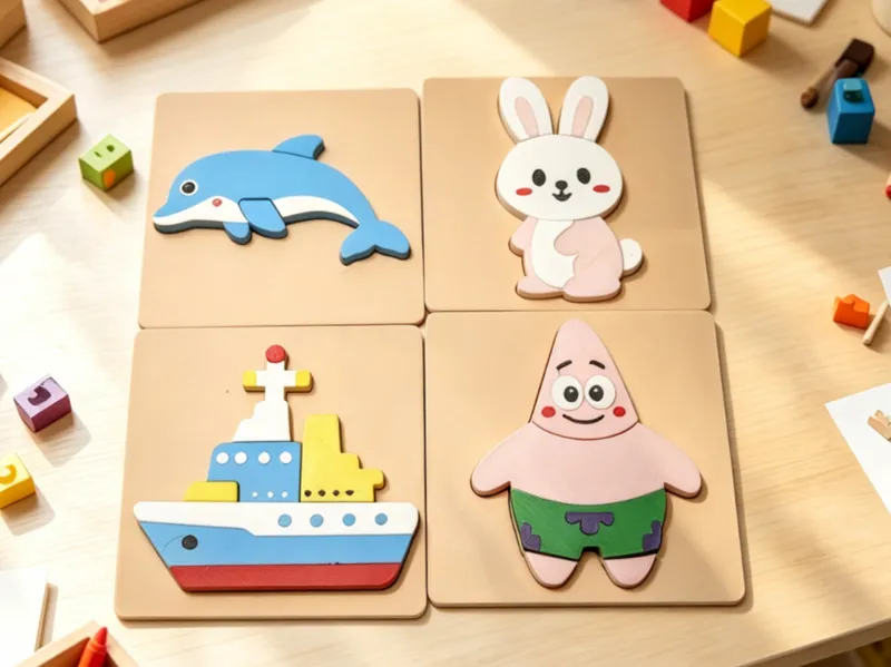 Montessori 4-in-1 Animal 3D Puzzle(9th upload)