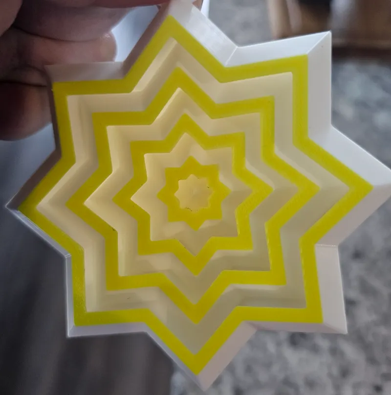 Fidget Star Christmas Ornament