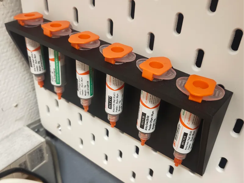 Skadis - syringe solder paste holder