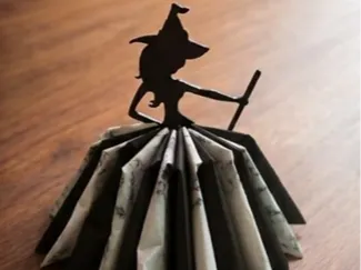 Witch Napkin Holder – Silhouette Table Decor
