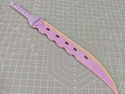 Weapon Prop Toy Weapon CosPlay Knife Sword Treasure Sword Anime Chinese Anime Popular Genshin Nezha Gun Ornament Nostalgia 
