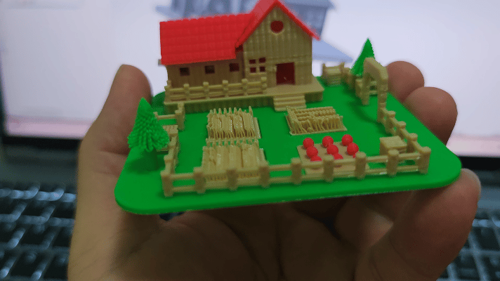 Miniatura 2 do modelo 3D 橡木镇—河畔农场