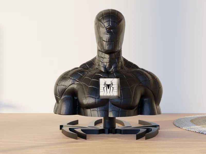 Spider Man Bust with support