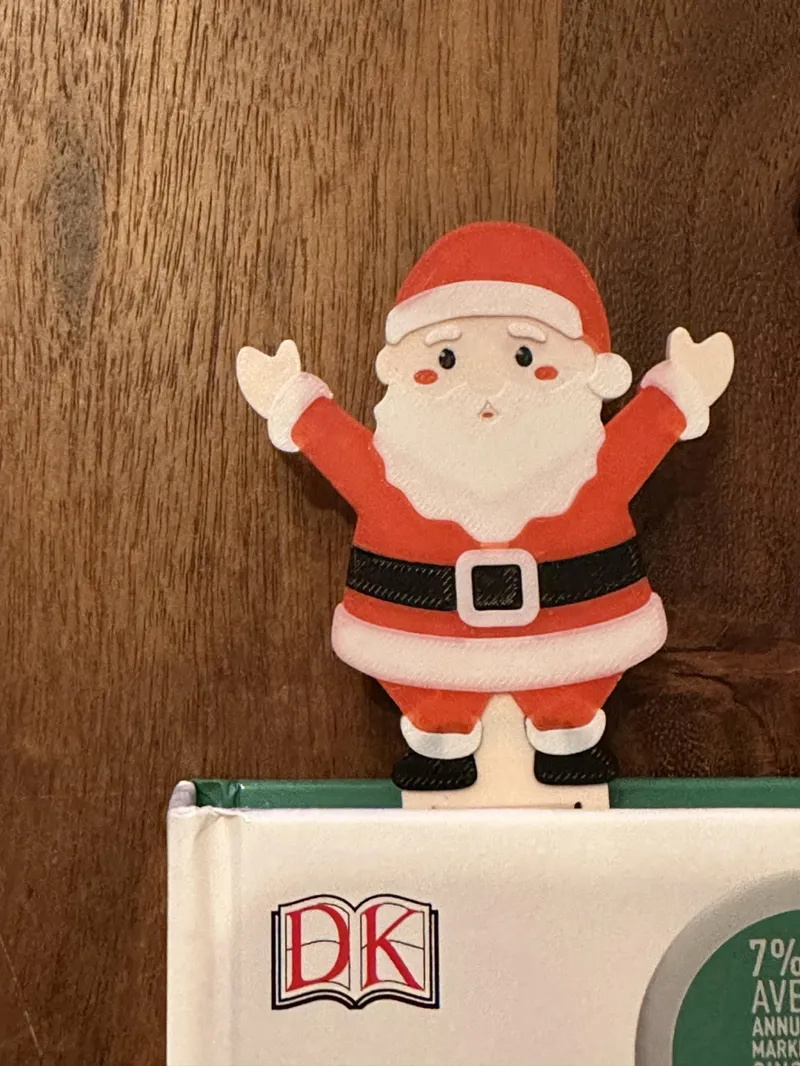 Santa Bookmark