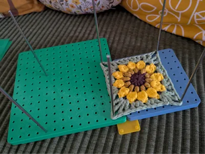 Crochet blocking boards for 3mm steel rod pins