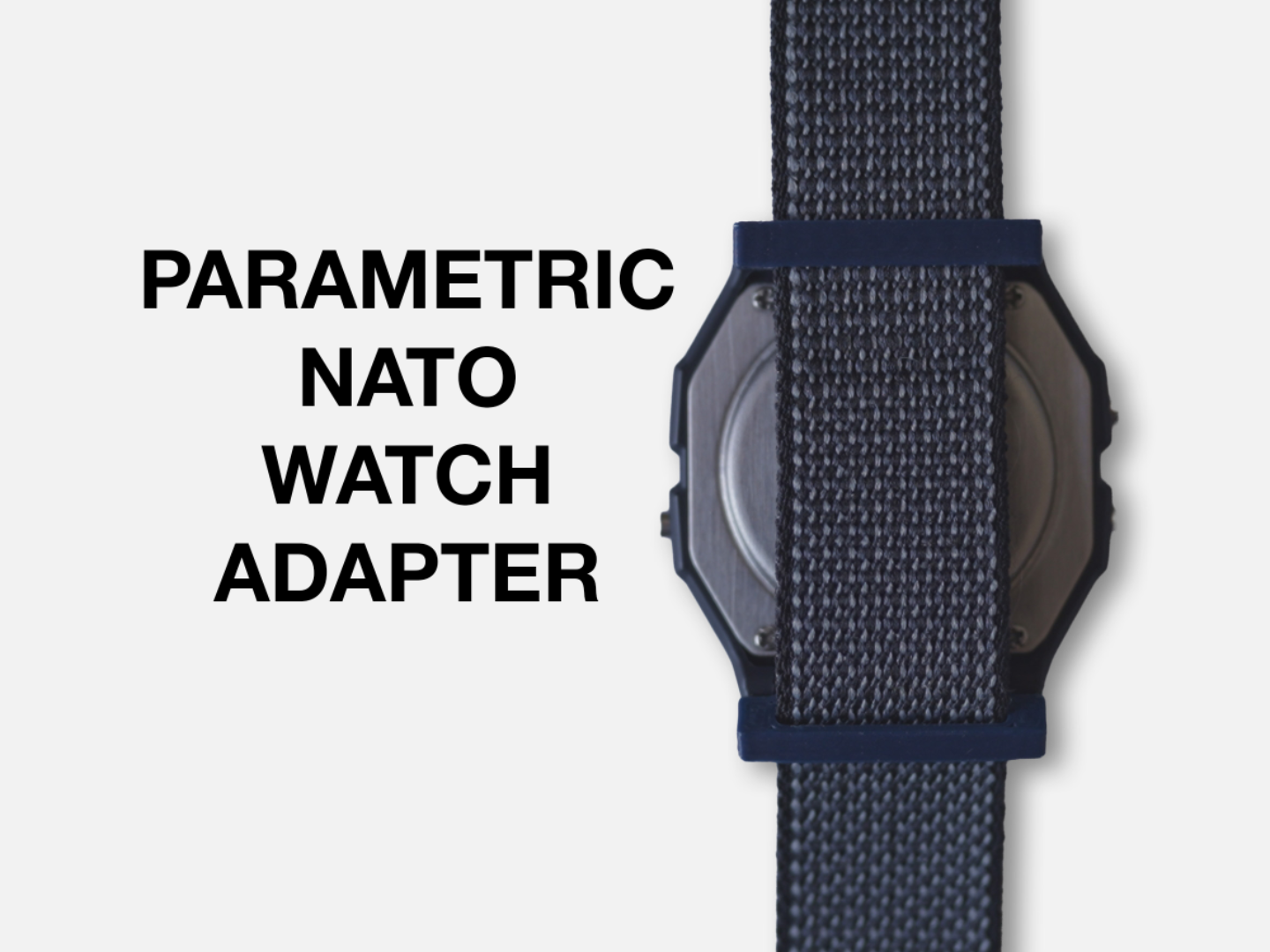 Parametric NATO Watch Adapter