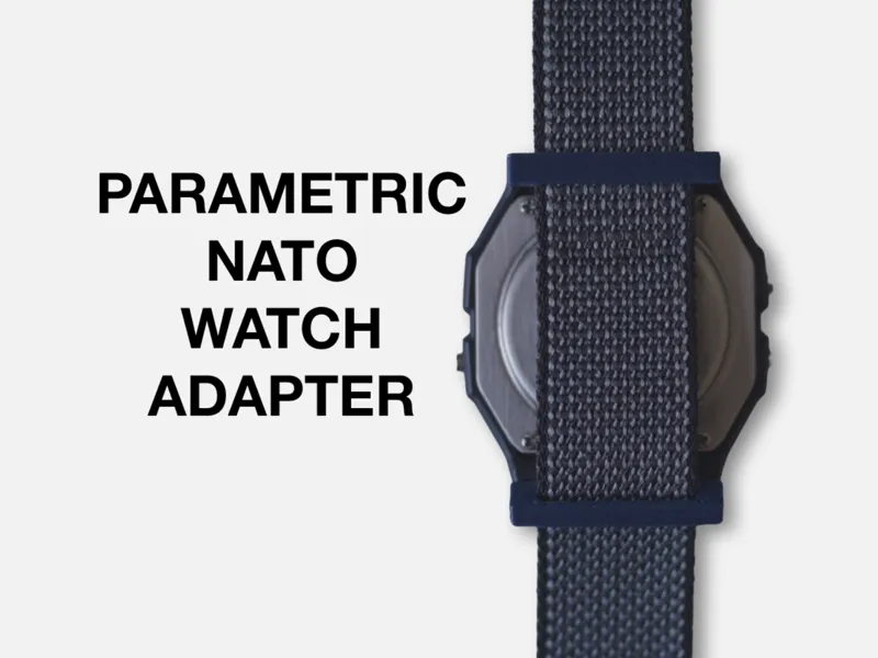 Parametric NATO Watch Adapter