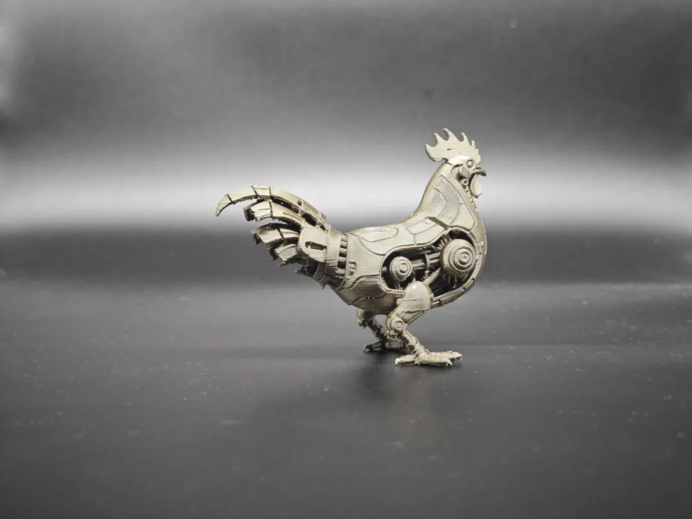 Zodiac Mechanical Rooster Ornament - Free 3D Print Model - MakerWorld
