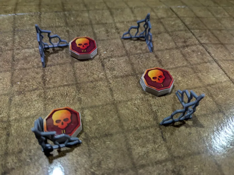 D&D Lightning Area Effect Corner Markers