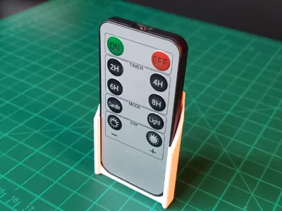 LED Candle Remote Wall Holder